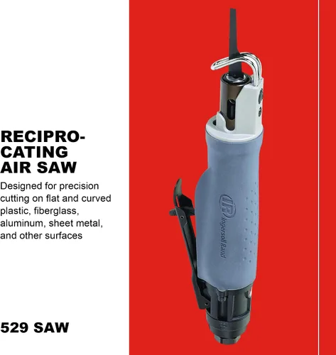 Miniatura 2 de Ingersoll Rand 529; Sierra alternante de aire de baja vibración
