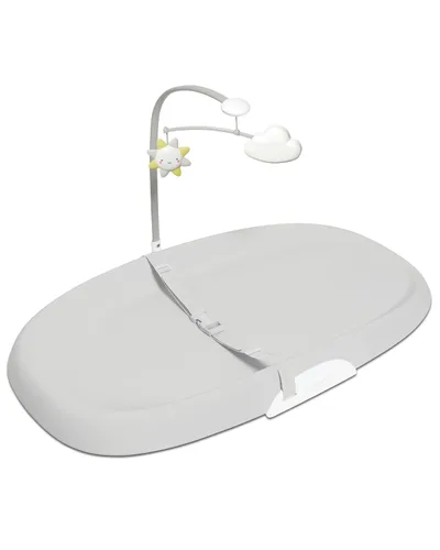 Miniatura 8 de Skip Hop Cambiador de bebé estilo cuarto de bebé, fácil de limpiar, contorneado con espuma acolchada, base antideslizante, cinturón de seguridad