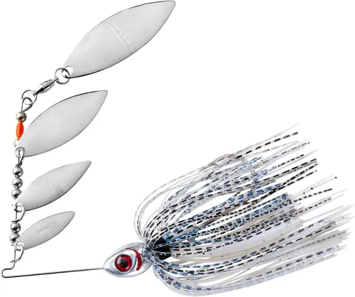 Miniatura 8 de Booyah Señuelo de pesca Shad Blade-Bait, Pearl Shiner, Mini Shad (3/16 oz)