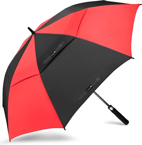 Miniatura 35 de ZOMAKE - Paraguas de golf a prueba de viento, extragrande, de gran tamaño, de doble dosel resistente para lluvia, juegos deportivos y carrito
