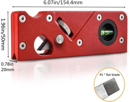 Miniatura 2 de szhdxsy Cepillo de Madera Herramienta de Recorte de Bordes de Carpintero, Adecuada para Biselado Manual y Cepillado de Madera, Recorte de Bordes