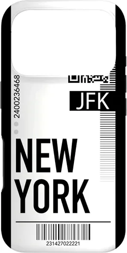 Miniatura 29 de Funda para iPhone 13 Pro Max New York Air Flight Ticket Phone Case