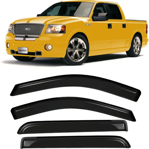 Miniatura 25 de Viseras laterales adhesivas para ventana de lluvia, deflectores de ventilación para Toyota RAV4 2019 2020 2021 2022, 4 piezas teñidas de humo