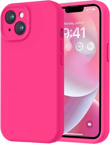 Miniatura 254 de LOVE 3000 Compatible con Funda para iPhone 15, [Cámara de Cobertura Completa de Silicona Suave] [Protección contra Caídas de 8 pies], Forro de Negro