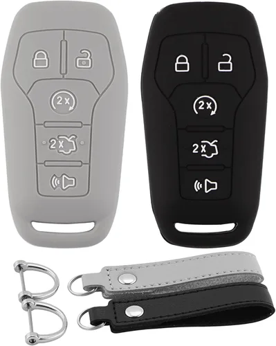 Miniatura 31 de Funda de Silicona para Llavero Compatible con Chevy GMC 5 Botones 2023 2022-2019 Chevy Silverado Tahoe Suburban GMC Sierra Acadia Terrain Protector