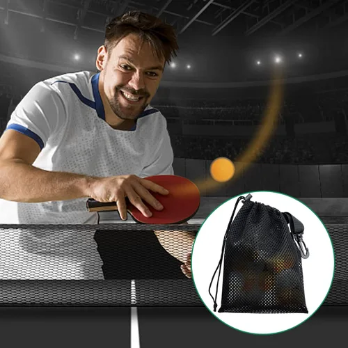 Miniatura 6 de 10 bolsas de malla con clips, bolsas de almacenamiento de nailon portátiles para juguetes, almacenamiento deportivo, actividades al aire libre, etc.