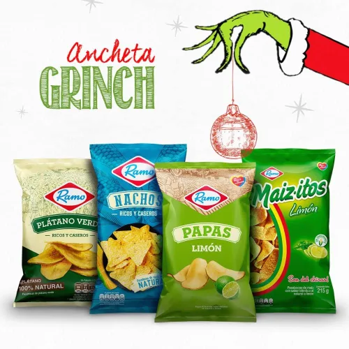 Miniatura 4 de Platanito Verde (paquete de 24) es un aperitivo colombiano de papas fritas de plátano colombiano Comida colombiana Dulce colombiano Snack food Dulce