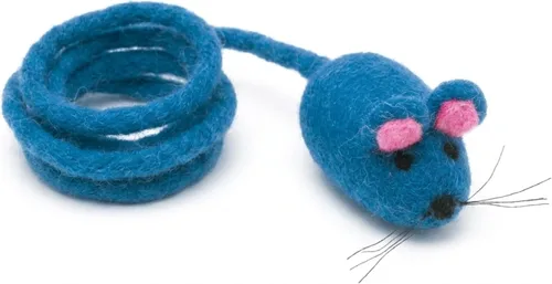Miniatura 23 de Glaciart One Mini juguete de fieltro para gatos, tamaño de gatito y gato pequeño, juguete de lana natural, juguete interactivo suave y mullido