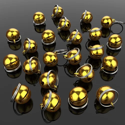 Miniatura 7 de 24 juegos de campanas de gato para gato y perro collar colgante Pet Bell Pet colgante accesorios (color mezclado)