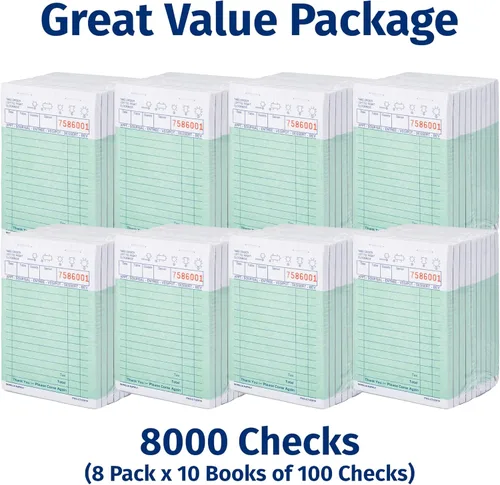 Miniatura 5 de [8000] Gorilla Supply Libro de Cheques para Huéspedes 3.4" x 5.04" Blocs de Notas de Servidor Libreta de Pedidos para Mesero y Mesera, Cheques
