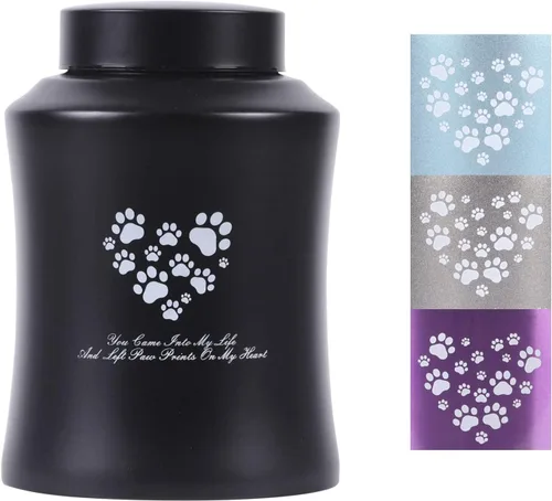 Urnas para mascotas de acero inoxidable,Urna de perro grabada para cenizas,Urna de crema para cenizas,Urna para mascotas para perros grandes