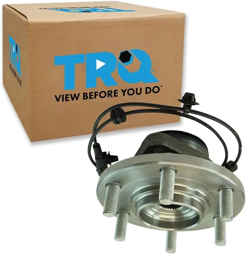 Miniatura 31 de TRQ Cojinete de rueda delantera y conjunto de cubo con sensor ABS compatible con Toyota Sequoia 2008-2022 Tundra 2007-2021