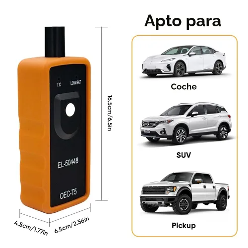 Miniatura 8 de TPMS Herramienta de reinicio para sensor de presión de neumáticos - EL-50448 Herramienta de reaprendizaje del sistema de control de presión