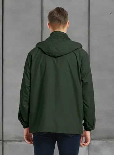 Miniatura 33 de Chaqueta impermeable cortavientos ligera para hombre con capucha extraíble