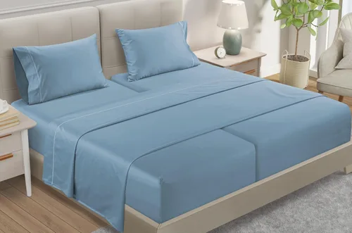 Miniatura 98 de Sábanas Twin XL 100% Algodón Para Cama Twin, Juego de Sábana Bajera Totalmente Elástica y Fundas de Almohada 800TC, Sábanas de Bolsillo Profundo 06