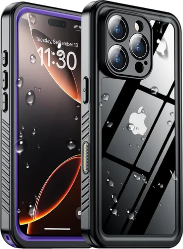 Miniatura 35 de SPIDERCASE Solo diseñada para el iPhone 13 Pro Max, funda impermeable, lente incorporada y protector de pantalla, protección completa de alta