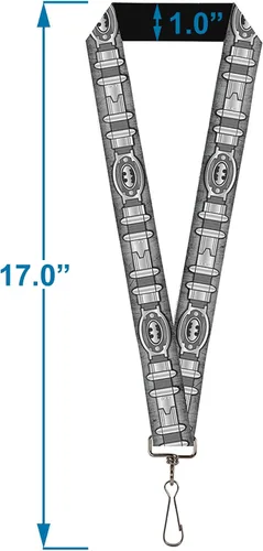 Miniatura 3 de Hebilla Abajo Cordón-1.0"-Batman Utility Belt Grises