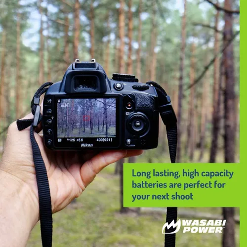 Miniatura 7 de Wasabi Power Batería (paquete de 2) y cargador para Nikon EN-EL14, EN-EL14a y Nikon P7000, P7100, P7700, P7800, D3100, D3200, D3300, D5100, D5200