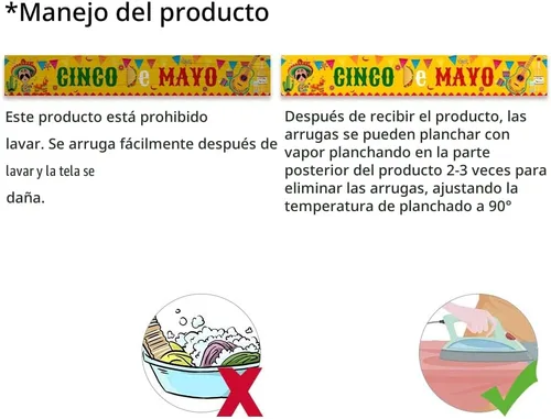 Miniatura 3 de Cartel grande del Cinco de Mayo, decoración de suministros de fiesta mexicana, suministros de fiesta del Cinco de Mayo, cartel de fiesta de baby