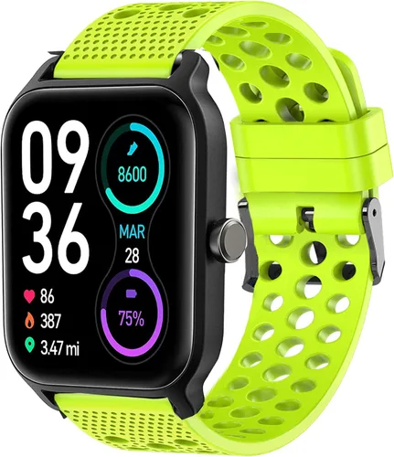 Miniatura 6 de Compatible con las correas de reloj inteligente TOOBUR, Lamshaw de silicona de repuesto, correa deportiva con hebilla de metal compatible con TOOBUR