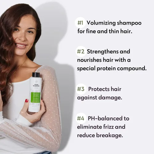 Miniatura 2 de No nothing Champú y acondicionador de volumen sensible, hipoalergénico, sin perfume, champú y acondicionador voluminizador - Champú para cuero