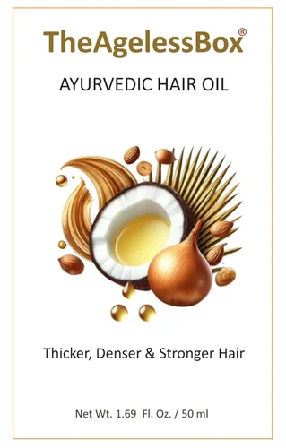 Miniatura 7 de Aceite ayurvédico para el crecimiento del cabello, amla, bhringraj y argán, reduce la caída del cabello y el cuero cabelludo seco, fortalece