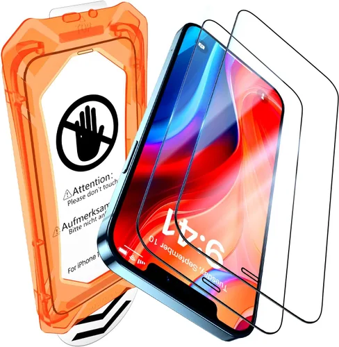 Miniatura 11 de UniqueMe Protector de pantalla de privacidad para iPhone 16 / iPhone 15 – [Grado militar inastillable y dureza 9H+] Protector de pantalla de vidrio
