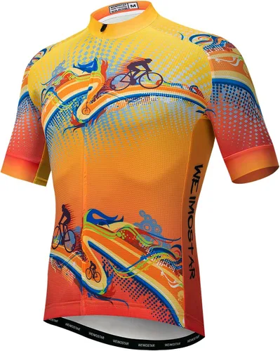 Miniatura 13 de Hotlion Verano Ciclismo Jersey Hombres Mountain Bike Jersey Secado rápido Bicicleta Camisa Manga Corta Ciclismo Ropa 1CF0166