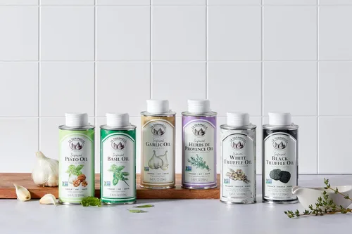 Miniatura 11 de La Tourangelle, Aceite de ajo, aceite alto en oleico para cocinar pastas, aderezos para ensalada, rociar sobre palomitas de maíz, aroma y sabor