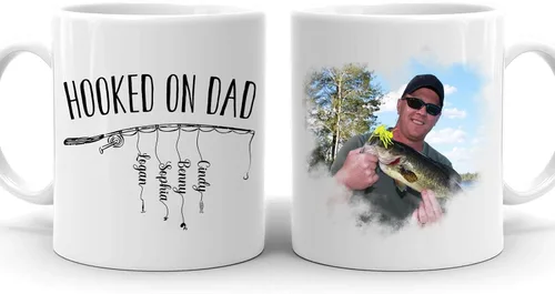 Miniatura 2 de Taza personalizada con texto en inglés «To My Dad», «My Hero», regalo personalizado para papá de parte de hijo, taza de padre e hijo, regalo