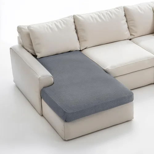 Miniatura 108 de CHUN YI - Funda elástica de cojín para sofá biplaza, funda de asiento de sofá con tela jacquard de elastano (mediana, color marfil blanco)