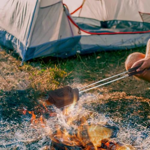 Miniatura 5 de AILITOR Cocina de hierro fundido para tartas de campamento, para sándwiches de fogata (paquete de 2)