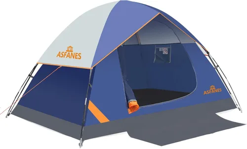 Miniatura 10 de ASFANES Tiendas de campaña para 2-12 personas, impermeables, para mochileros, doble capa, perfectas para picnics, pesca y camping en el patio