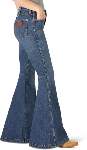 Miniatura 2 de Wrangler Jeans retro de talle alto para mujer, Verde