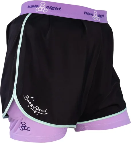 Triple Eight Pantalones cortos acolchados Bumsaver, Barbi Patin Signature Edition, ideal para patinaje sobre ruedas, patinaje en línea/patinaje