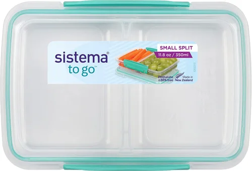 Miniatura 2 de Sistema Contenedor de almacenamiento dividido pequeño de 11.8 onzas (los colores pueden variar)