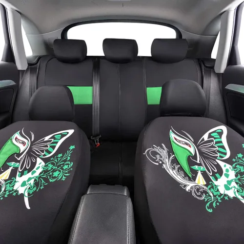 Miniatura 4 de Paquete de fundas de asiento universales Insparation 11 unidades de Car Pass. Ajuste universal para vehículos, autos, con interior de espuma