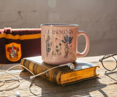 Miniatura 4 de Toynk Harry Potter Herbology - Taza de cerámica para cámper Wizarding World Casual Drinkware para café, té Capacidad para 20 onzas