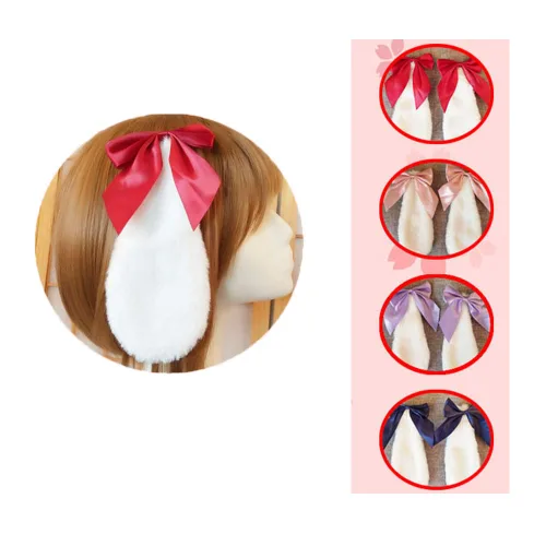 Miniatura 3 de WeeH Un par de pinzas para el cabello con orejas peludas de animales de dibujos animados, disfraz de Halloween, para mujeres y hombres, en fiestas