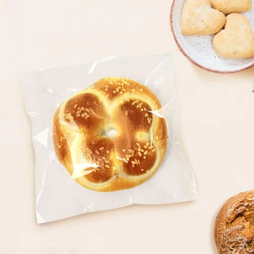 Miniatura 7 de Bolsas de celofán autosellantes autoadhesivas, 7 x 7 pulgadas, bolsas grandes resellables transparentes para galletas, para regalo, 200