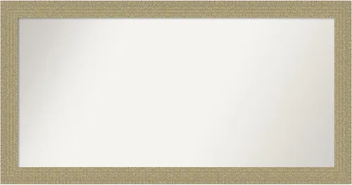 Miniatura 97 de Amanti Art Espejo de pared personalizado no biselado (24.25 x 24.25 pulgadas), marco dorado de mosaico, varios tamaños personalizados, espejo