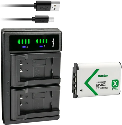 Miniatura 8 de Kastar Cargador de batería USB NP-BX1 LTD2 para cámara Sony Vlog ZV-1, Cyber-Shot DSC-H400, Cyber-Shot DSC-HX300, Cyber-Shot DSC-HX400, Cyber-Shot