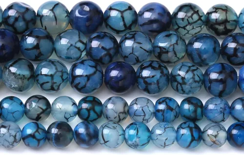 Miniatura 44 de 90 cuentas de piedra natural de 0.157 in, piedra de lapislázuli, cristal de piedra curativa para la curación de joyas, bricolaje, pulseras, Piedra