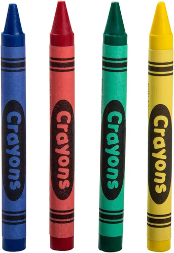 Miniatura 3 de AmerCare Royal - Crayones no tóxicos para niños, paquete de 2 unidades, envueltos individualmente, colores surtidos para restaurantes familiares