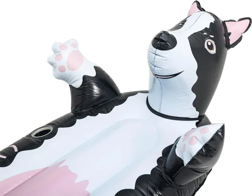 Miniatura 3 de Flotador inflable de verano para perros negros, para adolescentes, adultos y mascotas