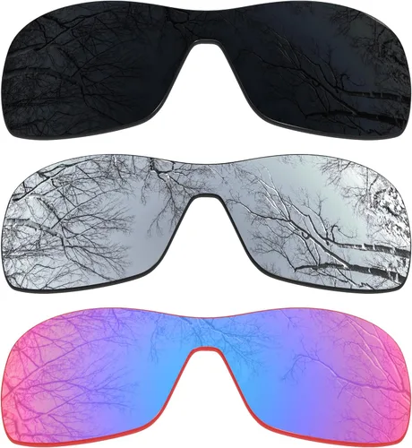 Miniatura 12 de ToughAsNails 3 pares de lentes polarizadas de repuesto para Oakley Antix Pack