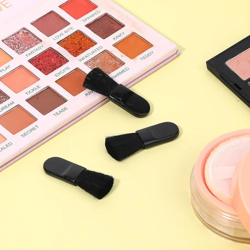 Miniatura 2 de Cepillo cosmético desechable para mujer, 30 piezas de mini cepillo para rubor, pequeño aplicador de maquillaje de viaje, cepillo portátil para polvo