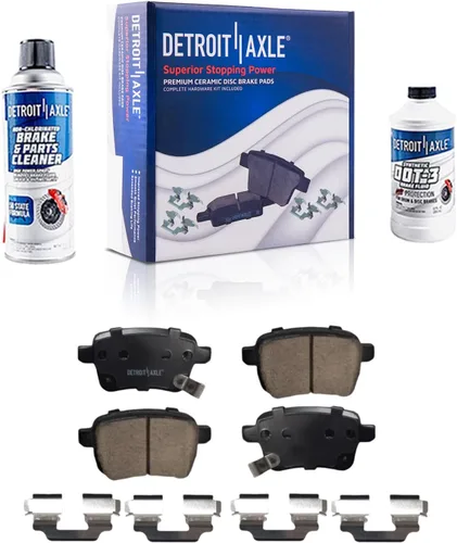 Miniatura 68 de Detroit Axle - Pastillas de Freno para Nissan Altima Sentra 350Z Juke INFINITI G35, Pastillas de Freno Cerámica Delanteras y Traseras Reemplazo