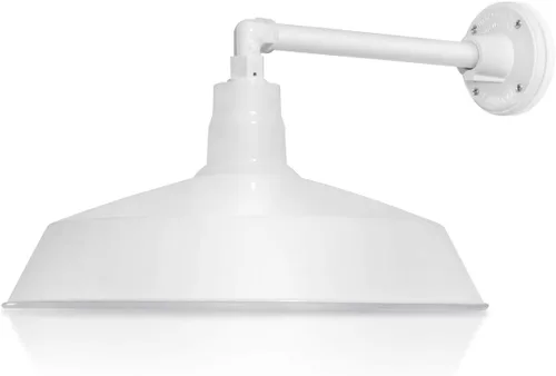 Miniatura 19 de 17 pulgadas. RLM Warehouse - Pantalla con brazo de cuello de cisne y bombilla Led A19 5000K de 9W
