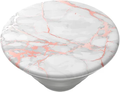 Miniatura 4 de PopSockets - Agarre para teléfono con soporte expandible, agarre adhesivo, mármol Lutz de oro rosa Mármol rosa